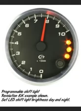 SpeedHut Tachometer Gauge 4K RPM Shift-light                                     - GR338-TACH-06 - Image 5