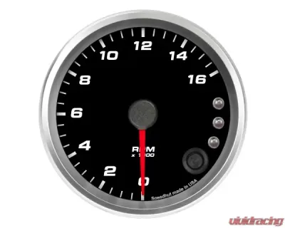 SpeedHut Tachometer Gauge 16K RPM Shift-light - GR338-TACH-07