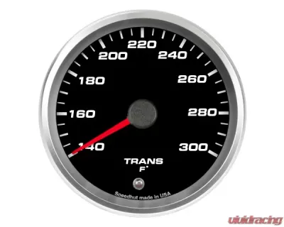 SpeedHut Trans Temp Gauge 140-300F with Warning - GR338-TRNS-01