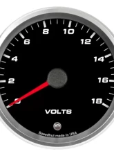 SpeedHut Volt Gauge 0-18V with Warning                                     - GR338-VOLT-01 - Image 4