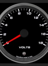 SpeedHut Volt Gauge 0-18V with Warning                                     - GR338-VOLT-01 - Image 2