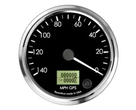 SpeedHut GPS Speedometer Gauge 140mph | Counter Clockwise