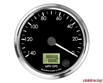 SpeedHut GPS Speedometer Gauge 140mph | Counter Clockwise - GR4-GPS-02-CCW