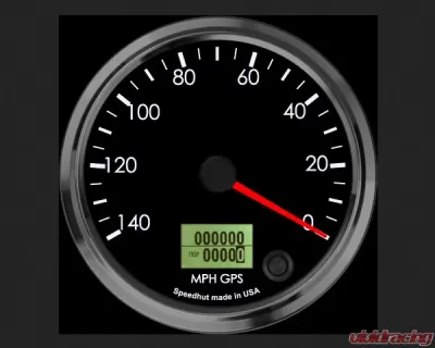 SpeedHut GPS Speedometer Gauge 140mph | Counter Clockwise - GR4-GPS-02-CCW