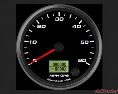 SpeedHut GPS Speedometer Gauge 60mph - GR4-GPS-13
