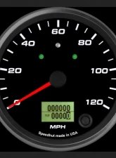 SpeedHut Speedometer Gauge 120mph Programmable | with Turn Signal and High Beam                                     - GR4-SPEEDO-01T - Image 2