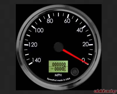 SpeedHut Speedometer Gauge 140mph Programmable | Counter Clockwise - GR4-SPEEDO-02-CCW