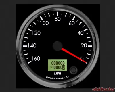 SpeedHut Speedometer Gauge 160mph Programmable | Counter Clockwise - GR4-SPEEDO-03-CCW