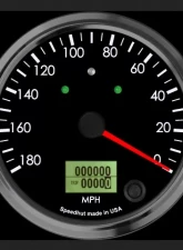 SpeedHut Speedometer Gauge 180mph Programmable Counter Clockwise with Turn Signals and High Beam                                     - GR4-SPEEDO-05T-CCW - Image 2