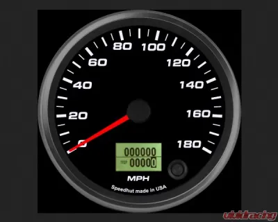 SpeedHut Speedometer Gauge 180mph Programmable - GR4-SPEEDO-05