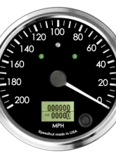 SpeedHut Speedometer Gauge 200mph Programmable Counter Clockwise with Turn Signals and High Beams                                     - GR4-SPEEDO-06T-CCW - Image 5