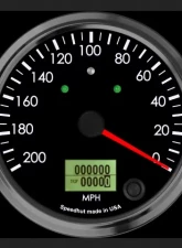 SpeedHut Speedometer Gauge 200mph Programmable Counter Clockwise with Turn Signals and High Beams                                     - GR4-SPEEDO-06T-CCW - Image 2