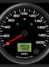 SpeedHut Speedometer Gauge 200mph Programmable | with Turn Signal and High Beam                                     - GR4-SPEEDO-06T - Image 2