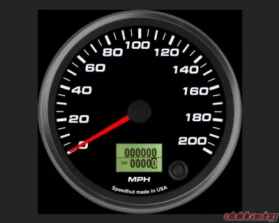 SpeedHut Speedometer Gauge 200mph Programmable - GR4-SPEEDO-06
