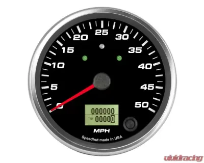 SpeedHut Speedometer Gauge 50mph Programmable | with Turn Signal and High Beam - GR4-SPEEDO-20T