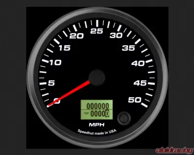 SpeedHut Speedometer Gauge 50mph Programmable - GR4-SPEEDO-20
