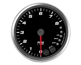 SpeedHut Tachometer Gauge 8K RPM Shift-light