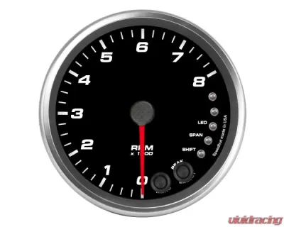 SpeedHut Tachometer Gauge 8K RPM Shift-light - GR4-TACH-02