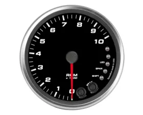 SpeedHut Tachometer Gauge 10K RPM Shift-light
