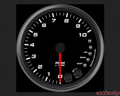 SpeedHut Tachometer Gauge 10K RPM Shift-light - GR4-TACH-03