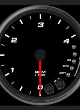 SpeedHut Diesel Tachometer Gauge 4K RPM Shift-light                                     - GR4-TACH-06-HTZ - Image 2