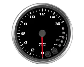 SpeedHut Tachometer Gauge 16K RPM Shift-light