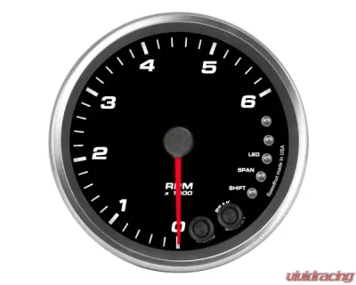 SpeedHut Tachometer Gauge 6K RPM Shift-light - GR4-TACH-08