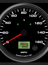 SpeedHut Speedometer Gauge 160mph Programmable with Turn Signal and High Beam                                     - GR4.5-SPEEDO-03T - Image 2