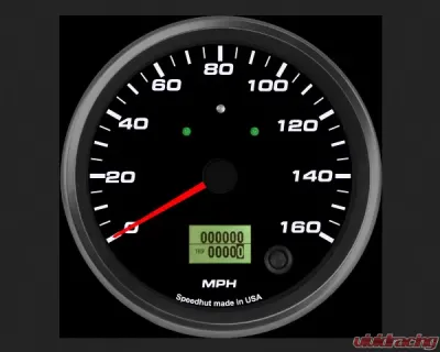 SpeedHut Speedometer Gauge 160mph Programmable with Turn Signal and High Beam - GR4.5-SPEEDO-03T