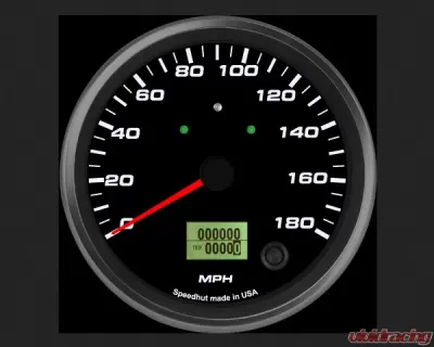 SpeedHut Speedometer Gauge 180mph Programmable | with Turn Signal and High Beam - GR4.5-SPEEDO-05T