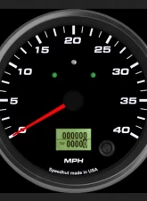 SpeedHut Speedometer Gauge 40mph Programmable | with Turn Signal and High Beam                                     - GR4.5-SPEEDO-16T - Image 2