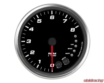 SpeedHut Tachometer Gauge 8K RPM Shift-light Dash Mount - GR4.5-TACH-02-DM