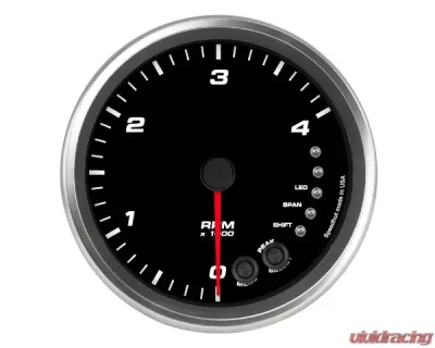 SpeedHut Tachometer Gauge 4K RPM Shift-light Pedestal Mount - GR4.5-TACH-04-PM