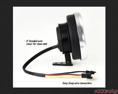 SpeedHut Tachometer Gauge 12K RPM Shift-light Pedestal Mount - GR4.5-TACH-06-PM