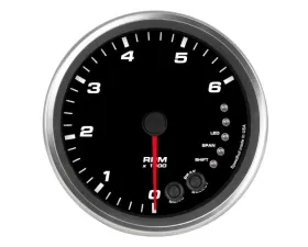 SpeedHut Tachometer Gauge 6K RPM Shift-light Dash Mount
