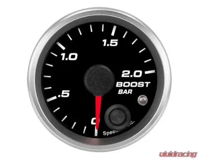 SpeedHut Boost Gauge 0-2.0bar Metric with Warning - GRM-BOOST-02