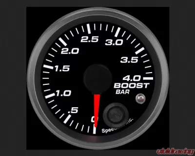 SpeedHut Boost Gauge 0-4.0bar Metric with Warning - GRM-BOOST-04