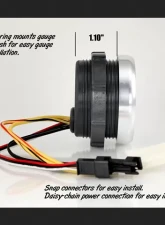 SpeedHut Diff Temp Gauge 50-125C Metric with Warning                                     - GRM-DIFF-01 - Image 3