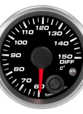 SpeedHut Diff Temp Gauge 60-150C Metric with Warning                                     - GRM-DIFF-02 - Image 5