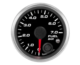 SpeedHut Fuel Pressure Gauge 0-7.0bar Metric with Warning