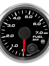 SpeedHut Fuel Pressure Gauge 0-7.0bar Metric with Warning                                     - GRM-FUEL-01 - Image 5