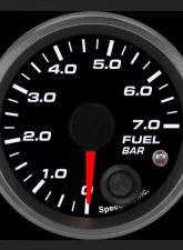 SpeedHut Fuel Pressure Gauge 0-7.0bar Metric with Warning                                     - GRM-FUEL-01 - Image 2