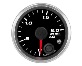 SpeedHut Fuel Pressure Gauge 0-2.0bar Metric with Warning