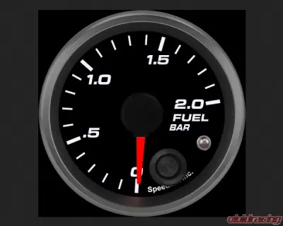 SpeedHut Fuel Pressure Gauge 0-2.0bar Metric with Warning - GRM-FUEL-02