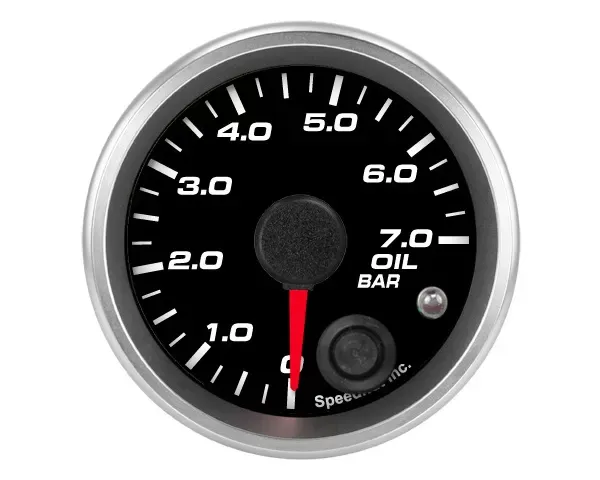SpeedHut Oil Pressure Gauge 0-7.0bar Metric with Warning - GRM-OIL-01