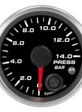 SpeedHut Pressure Gauge 0-14bar Metric with Warning                                     - GRM-PRESS-03 - Image 5