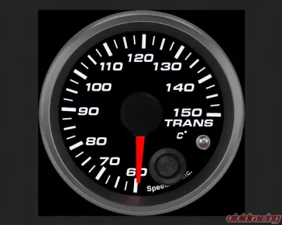 SpeedHut Trans Temp Gauge 60-150C Metric with Warning - GRM-TRNS-01