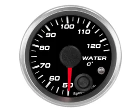 SpeedHut Water Temp Gauge 50-125C Metric with Warning