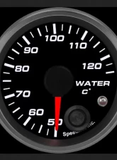 SpeedHut Water Temp Gauge 50-125C Metric with Warning                                     - GRM-WTR-01 - Image 2