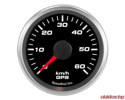 SpeedHut GPS Speedometer Gauge 60kmh Metric - GRM2-GPS-02